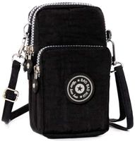 Torebka saszetka Czarna na telefon Samsung Iphone  T36_B_Czarny