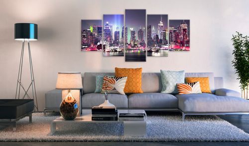 Obraz - Nocny Manhattan Rozmiar - 200x100 na Arena.pl