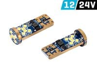 Żarówka VISION W5W (T10) 12/24V 18x 2016 SMD LED, CANBUS, biała, 2 szt