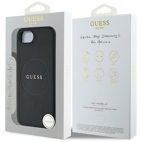 etui guess grained ring magsafe do       iphone 16e czarny na Arena.pl