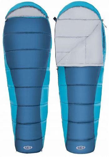 NILS NC2012 ŚPIWÓR SZARO-NIEBIESKI pod namiot 80x220 na Arena.pl