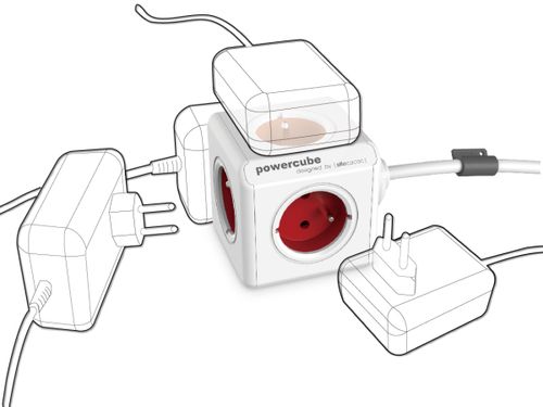 Listwa 1.5m allocacoc PowerCube 4 gniazda +2xUSB 2.1A 150cm na Arena.pl