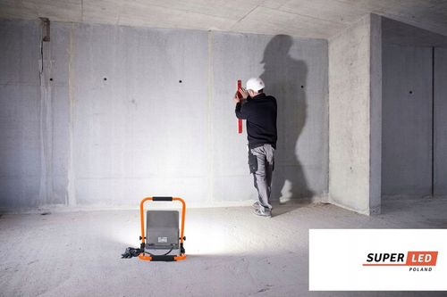 Halogen LED Roboczy Budowlany 300W Naświetlacz przenośny Akumulator na Arena.pl