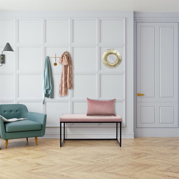 Ławka Donore różowa zdjęcie 2