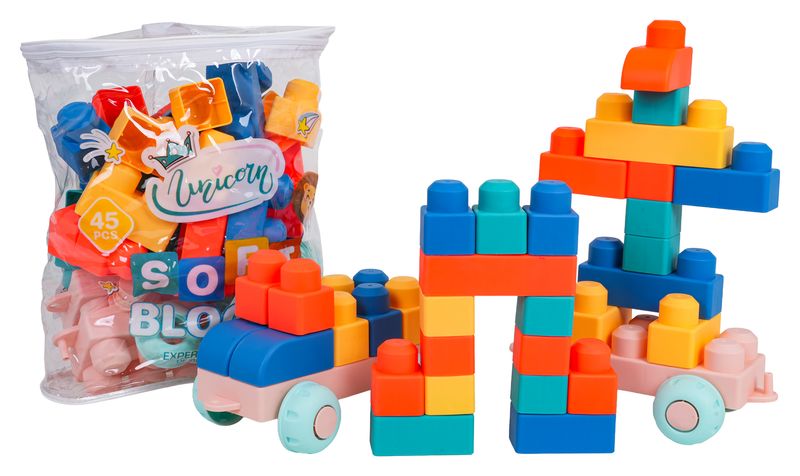 Zestaw Miękkich Klocków 45El. zdjęcie 3