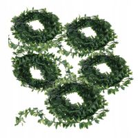 Bukszpan sztuczny liście zielone sztuczne girlanda z bukszpanu bluszcz 5szt