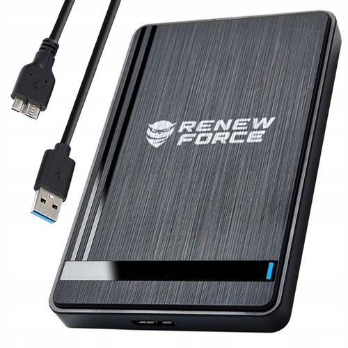 OBUDOWA DYSKU TWARDEGO KIESZEŃ NA DYSK HDD SSD 2,5'' SATA do 5 Gbps USB 3.0 na Arena.pl