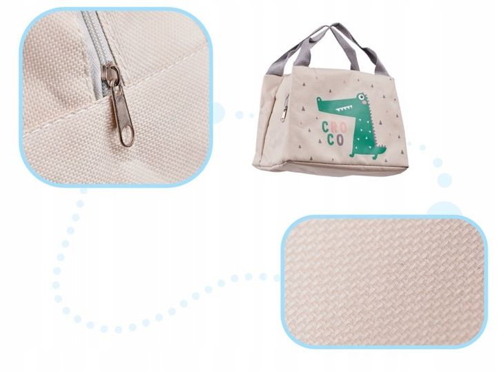 TORBA TERMICZNA IZOLACYJNA LUNCH ŚNIADANIOWA PIKNIK BIWAK NA PLAŻĘ POJEMNA zdjęcie 2