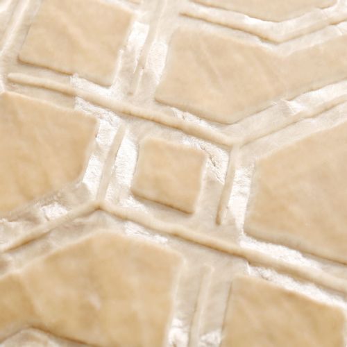 Gruby Beżowy Koc Akrylowy 160x200 VITO na Arena.pl