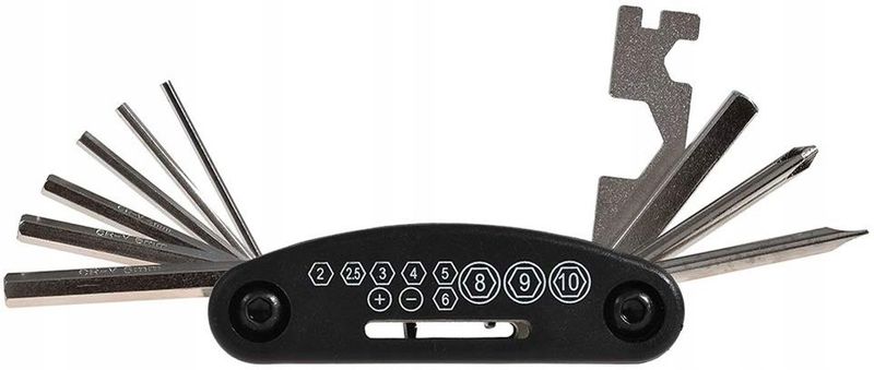 ZESTAW KLUCZY ROWEROWYCH ROWERU IMBUS KLUCZ 16w1 UNIWERSALNE MULTITOOL zdjęcie 8