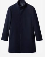 MANGO MAN Płaszcz przejściowy 'Funnel' w kolorze Granatowy