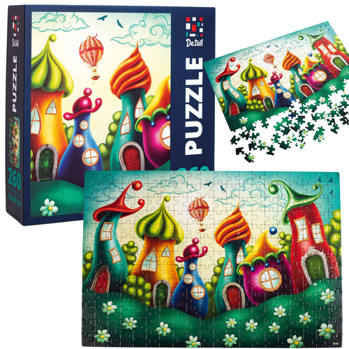Puzzle Bajkowe Miasto 260 El. Dla Dzieci Dt200-03 na Arena.pl