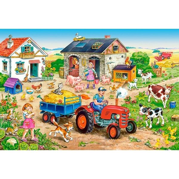 Puzzle 40 el.maxi life on farm zdjęcie 2