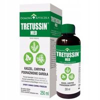 TRETUSSIN MED syrop porzeczka 250ml KASZEL,CHRYPKA