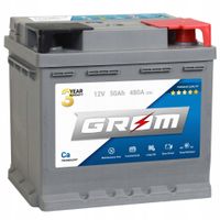 Akumulator GROM Premium 50Ah 480A EN PRAWY PLUS