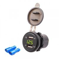 ŁADOWARKA USB SOLVIAN 2X PORTY 3.1A LED WODOSZCZELNA