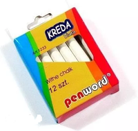 kreda szkolna 12szt. biała | MF1233