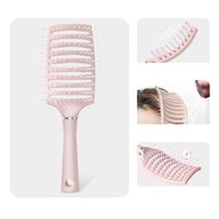 szczotka do włosów podnosząca włosy u nasady pudrowa scz02