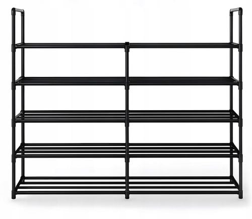 STOJAK NA BUTY OBUWIE REGAŁ PÓŁKA WYSOKA WĄSKA DUŻA MODUŁOWA 10 POZIOMÓW na Arena.pl