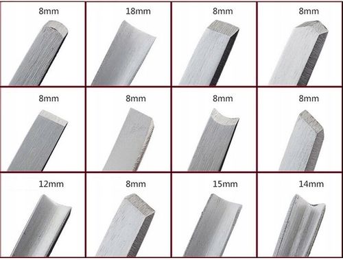 ZESTAW DŁUT DO DREWNA RZEŹBIENIA 12 SZTUK DŁUTA na Arena.pl