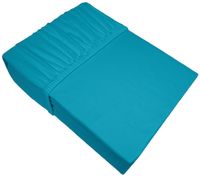 Prześcieradło Jersey z gumką 180x200 Bielbaw Greno turkusowe