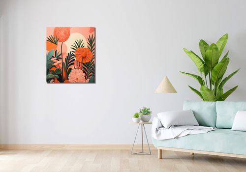 Obraz 60x70cm Koralowy Ogród na Arena.pl