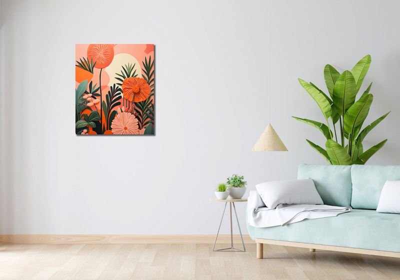 Obraz 60x70cm Koralowy Ogród zdjęcie 2