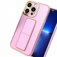 new kickstand case etui do iphone 12 pro z podstawką różowy