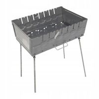 MANGAL GRILL SKŁADANY W WALIZKĘ NA 8 SZAMPURÓW METAL 2MM