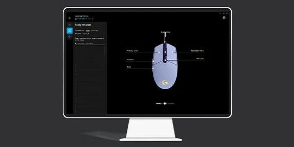 Myszka LOGITECH G102 Lightsync Liliowy 8000 dpi zdjęcie 16