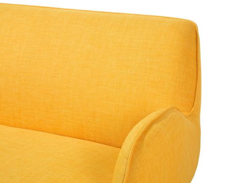 Sofa 2-Osobowa Żółta Kouki na Arena.pl
