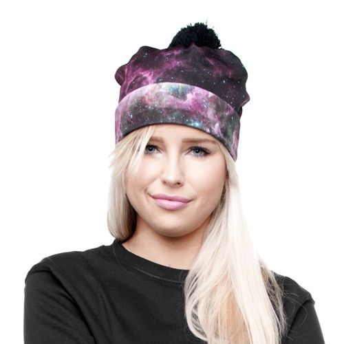 CZAPKA BEANIE FULLPRINT GALAXY BLACK na Arena.pl