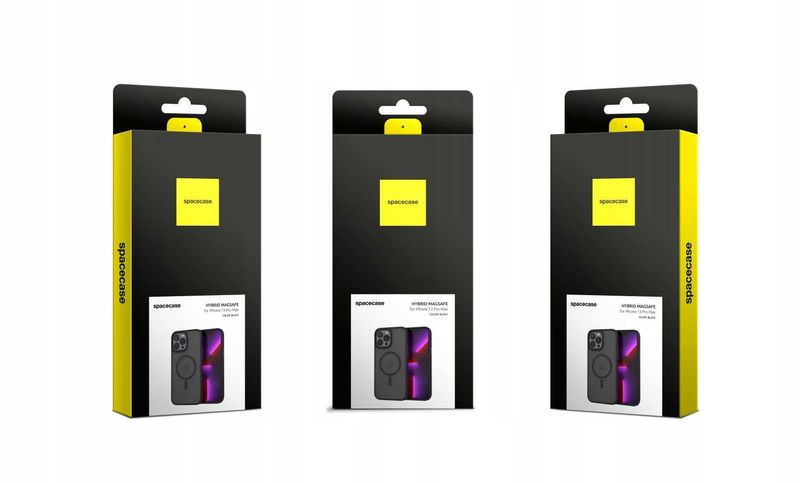 Spacecase Hybrid Mag Iphone 13 Pro Max Black zdjęcie 11