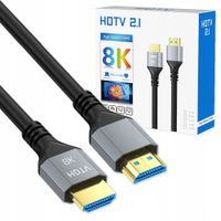 2 x Kabel HDMI 2.1 48bit ULTRA HIGH SPEED | eARC Dolby| 8K/60Hz 4K/144Hz |1