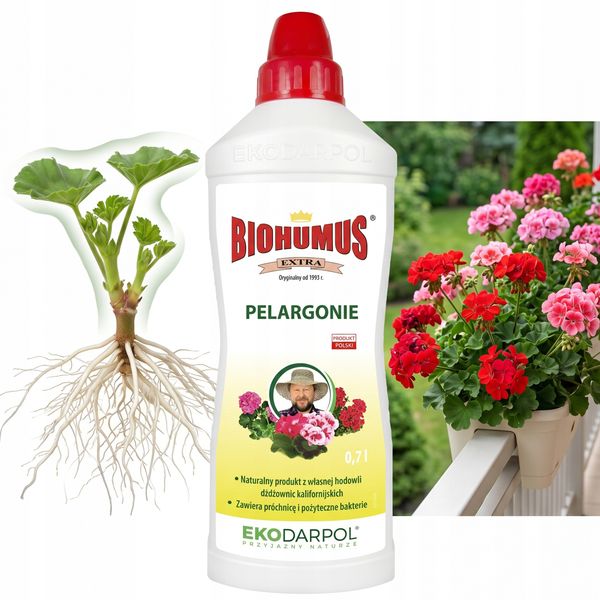 ekodarpol biohumus extra pelargonia 0,7l zdjęcie 12