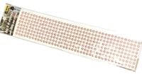 Pół perełki samoprzylepne 6 mm ( 320 szt ) RÓŻOWE