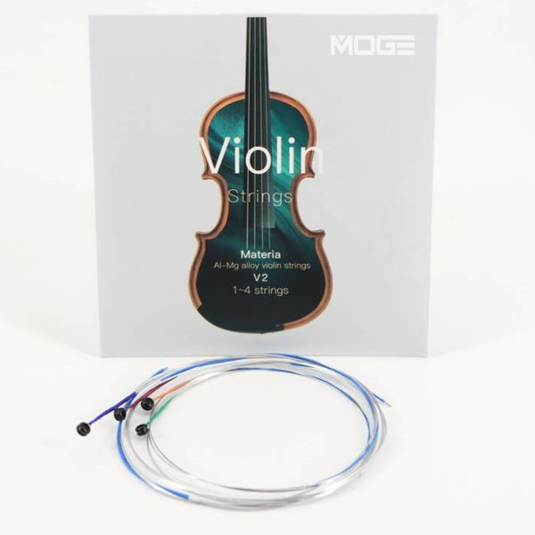 Struny do skrzypiec 1/4 stop aluminium i magnezu MOGE V2 Komplet zdjęcie 1