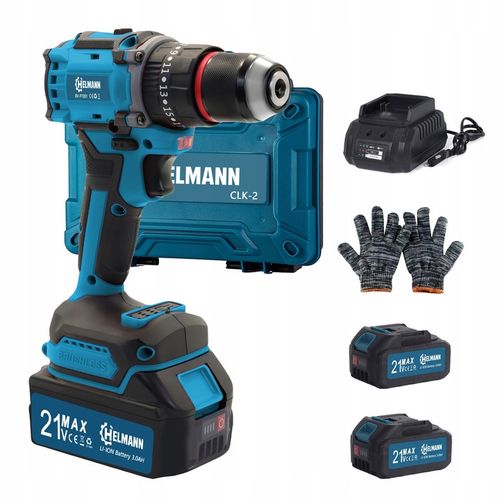 PROFESJONALNA WIERTARKO WKRĘTARKA AKUMULATOROWA 2AKU 3 Ah 21V UDAROWA na Arena.pl