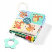 BABYONO KSIĄŻECZKA SENSORYCZNA EDUKACYJNA 4 PORY ROKU KOLOROWA GRYZAK 0M+