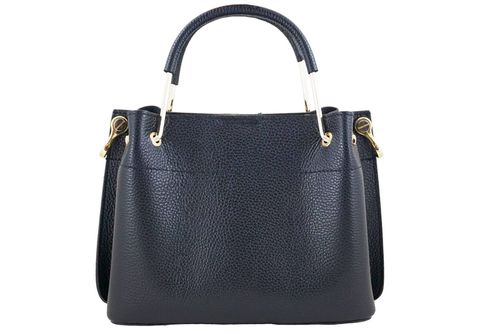 Torebka kuferek damski skórzany - Czarny na Arena.pl