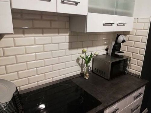 Ścienne Panele KAFELKI Białe 3D płytki ścienne panel kafelki PCV GREY SEAM na Arena.pl