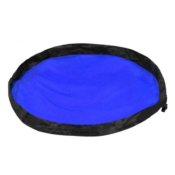 Kosz do przechowywania zabawek i ubrań pojemnik z uszami granatowy w białe gwiazdki zdjęcie 2