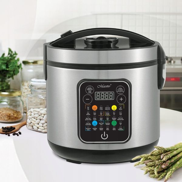 MULTICOOKER PAROWAR SZYBKOWAR ELEKTRYCZNY GARNEK 30 PROGRAMÓW 5L 900W TIMER zdjęcie 2