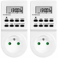 PROGRAMATOR CZASOWY ELEKTRONICZNY WŁĄCZNIK CYFROWY LCD WYŁĄCZNIK TIMER 7DNI