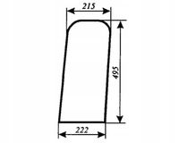 Szyba przednia dolna lewa przód Massey Ferguson ciągnika MF-255 Lubsko