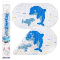 Canpol antypoślizgowa mata do wanny, prysznica wieloryb