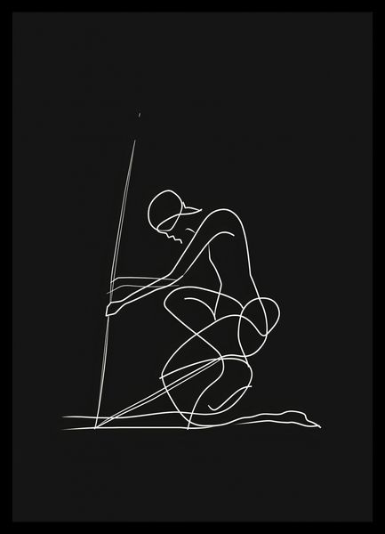 Plakat 29,7x42cm Linia zdjęcie 2