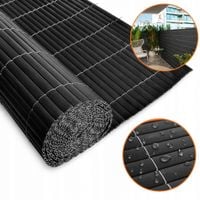 OSŁONA BALKONOWA DWUSTRONNA MATA NA BALKON TARAS OGRODZENIE PVC 100x300 cm