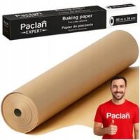 Papier do pieczenia Paclan 5000 cm x 38 cm brązowy