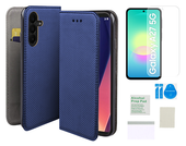 Etui z klapką do SAMSUNG GALAXY A27 5G magnet niebieski + folia ochronna